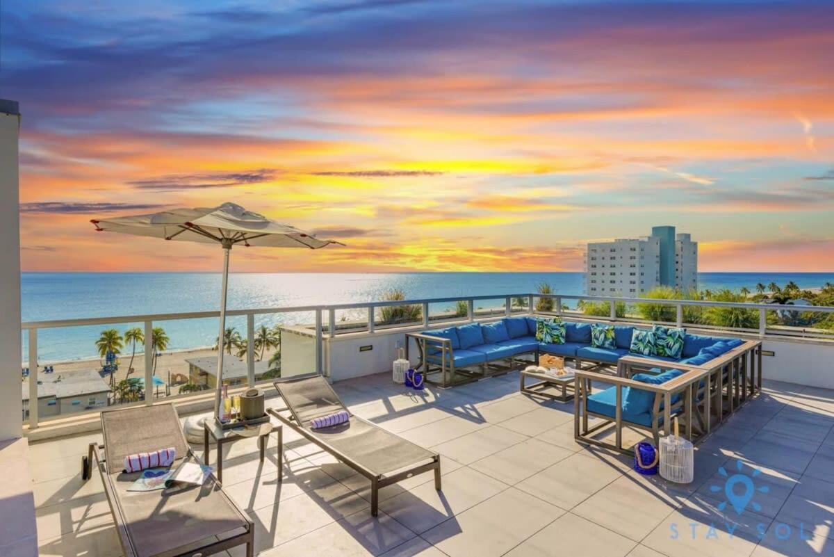 Near Beach - Rooftop Pool - Hot Tub - Broad-Walk Hollywood Eksteriør billede
